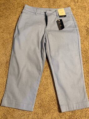 St. John's Bay Womens Secretly Slender Mid Rise Capri Pant